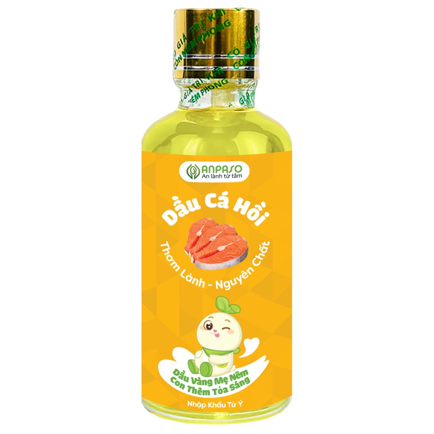 Dầu ăn dặm cá hồi Anpaso 50ml hình 1