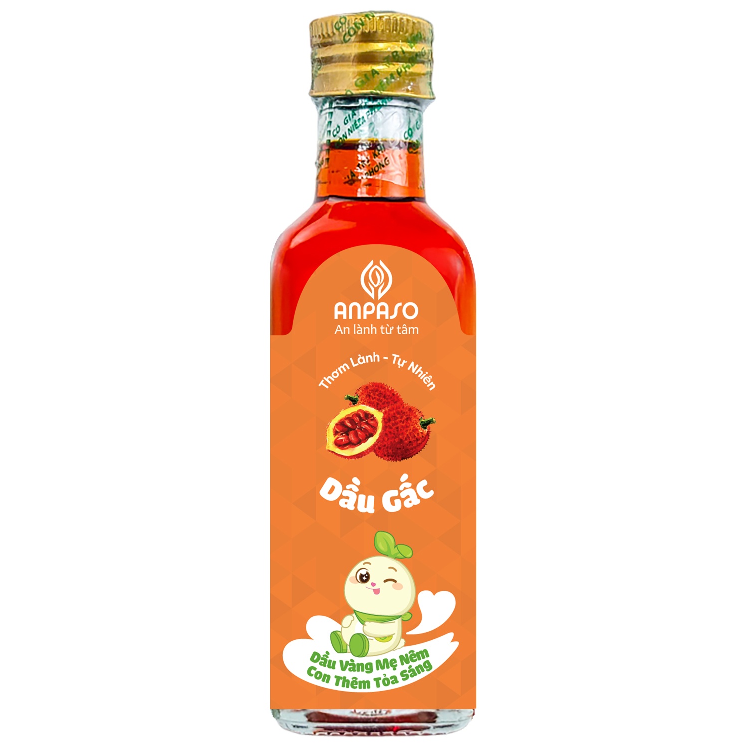 Dầu ăn dặm gấc Anpaso 100ml hình 1