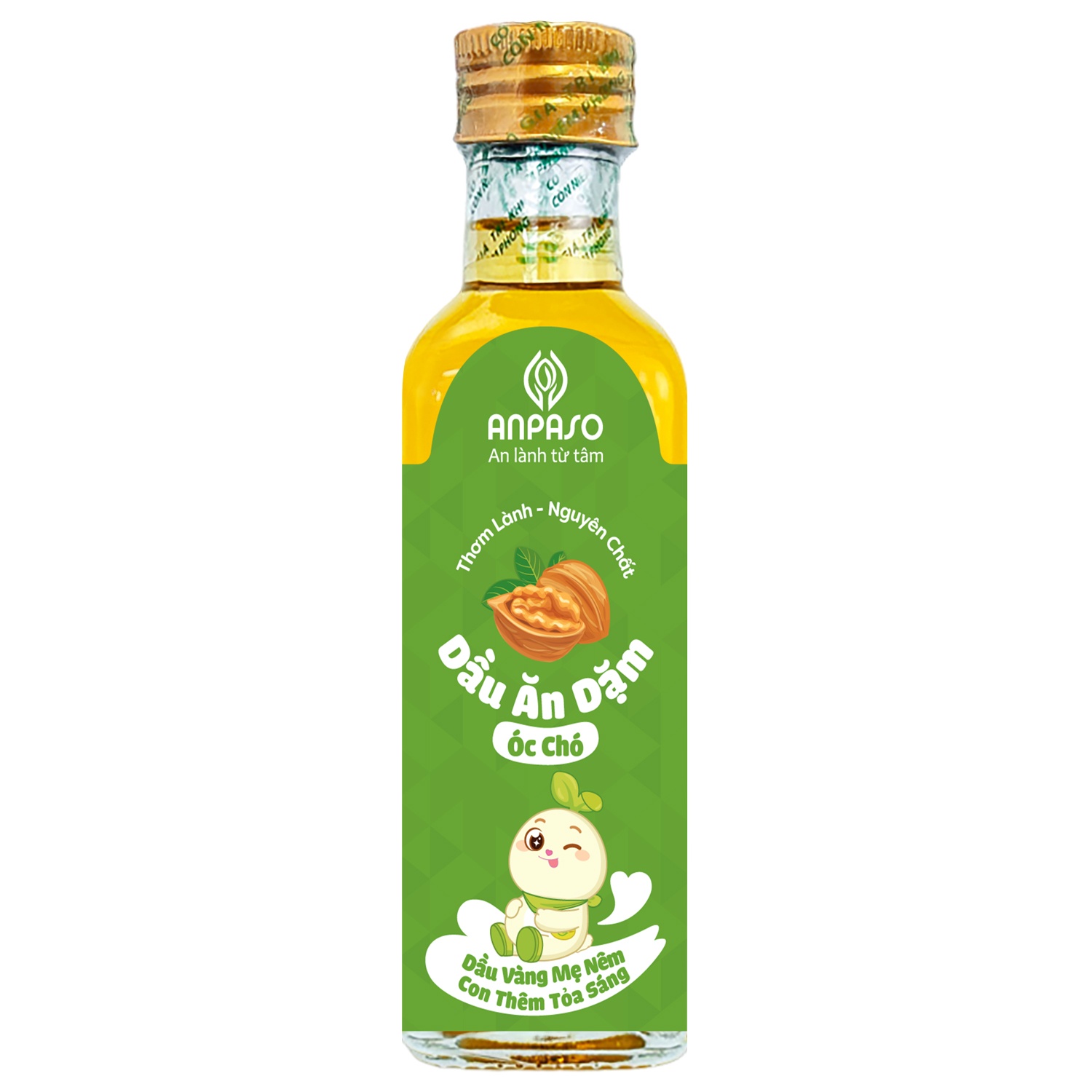 Dầu ăn dặm óc chó Anpaso 100ml hình 2