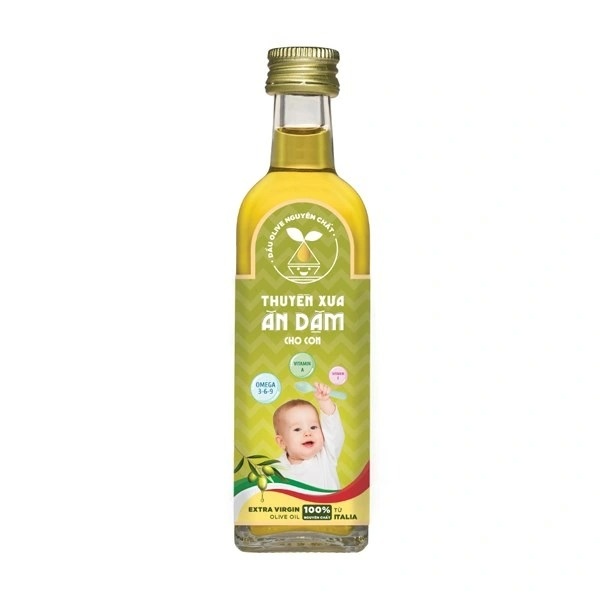 Dầu ăn dặm Olive Thuyền Xưa cho bé 65ml (6M+) 