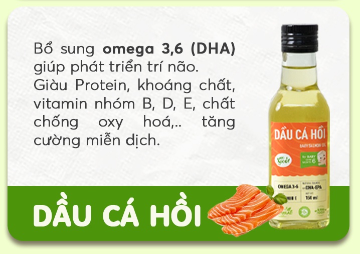 Thành phần nổi bật của dầu cá hồi nguyên chất Ecofood 150ml