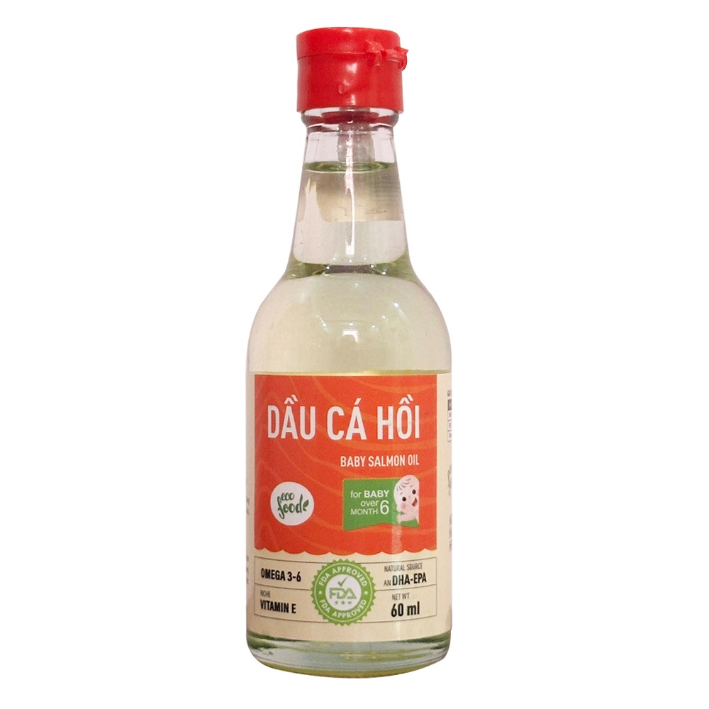 Dầu cá hồi nguyên chất Ecofood 60ml hình 1
