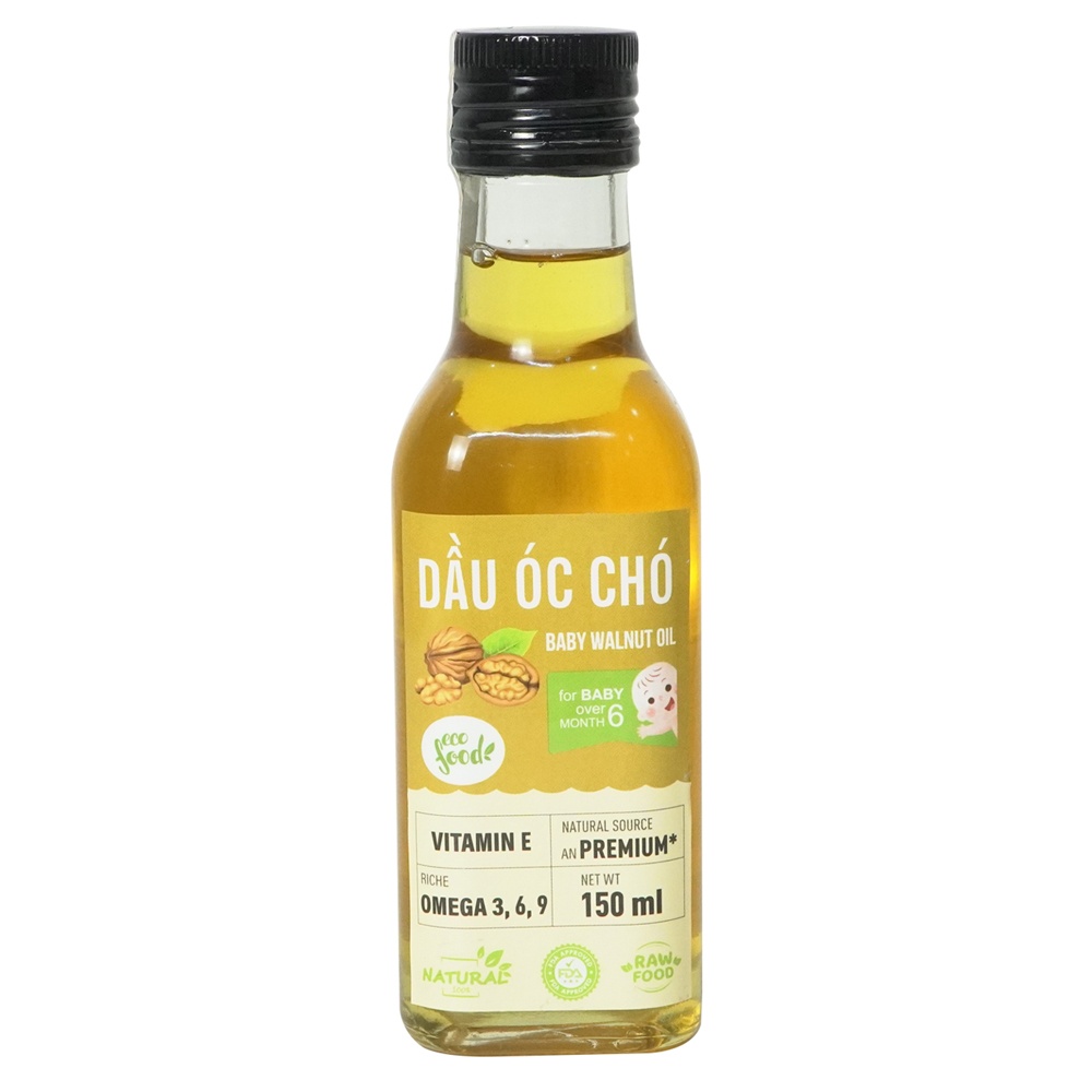 Dầu óc chó nguyên chất Ecofood 150ml hình 1