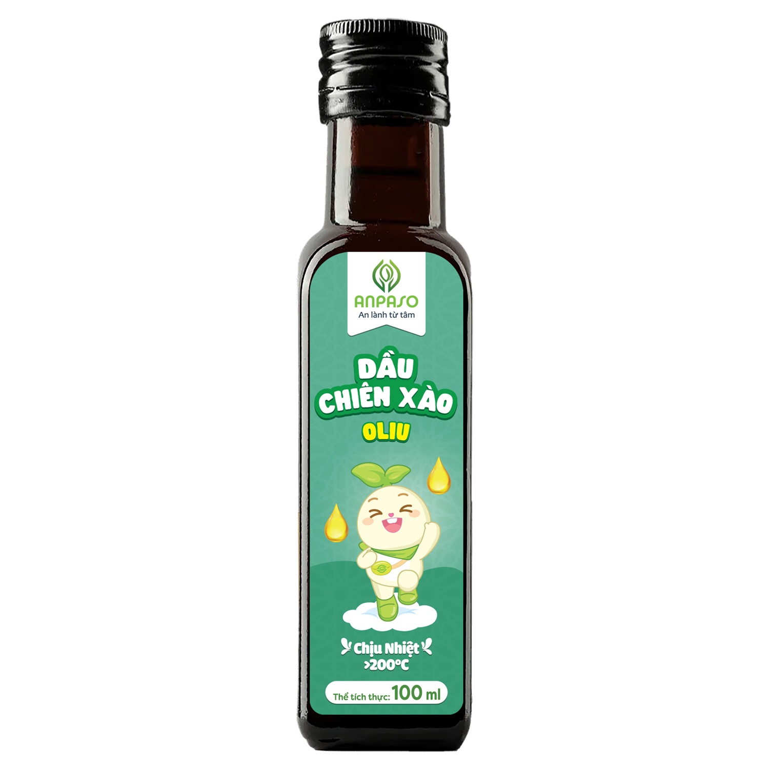 Dầu oliu Anpaso chiên xào cho bé 100ml hình 1