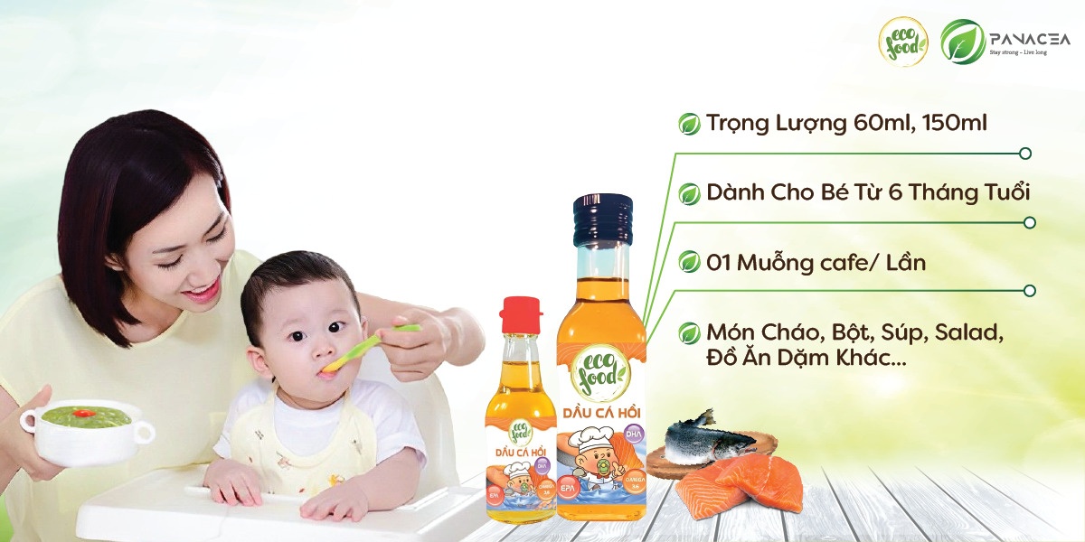 Dầu cá hồi nguyên chất Ecofood 150ml hình 4