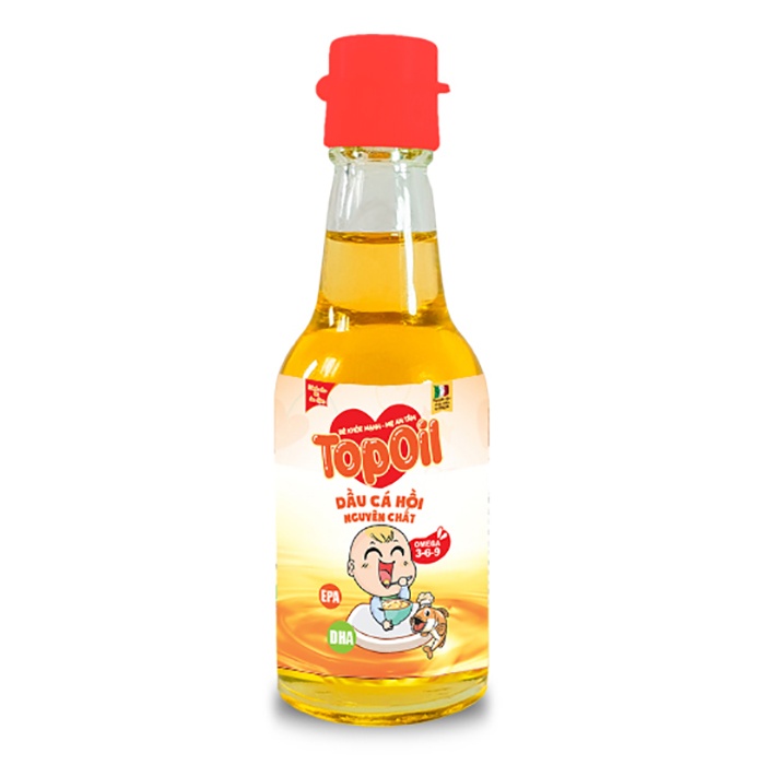Dầu cá hồi nguyên chất Toppoil 60ml hình 2