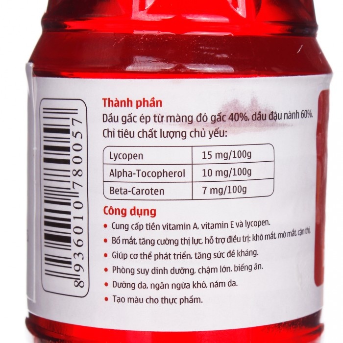 Dầu gấc G8 cho bé hình 3