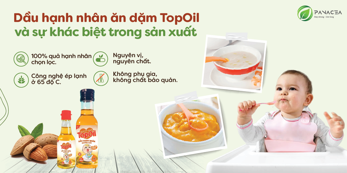 Dầu hạnh nhân nguyên chất Toppoil 60ml hình 3