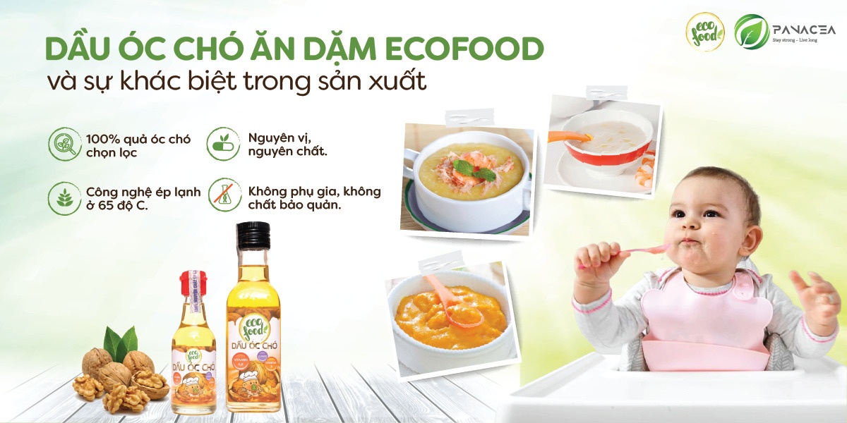 Dầu óc chó nguyên chất Ecofood 150ml hình 2