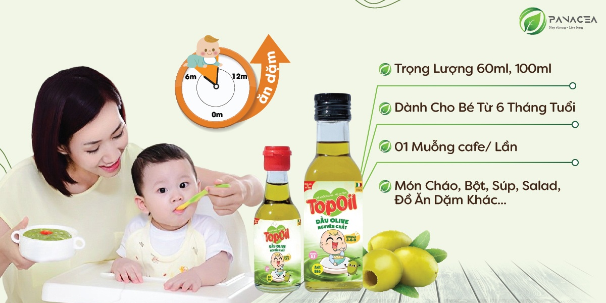 Dầu Olive nguyên chất Toppoil 100ml hình 4