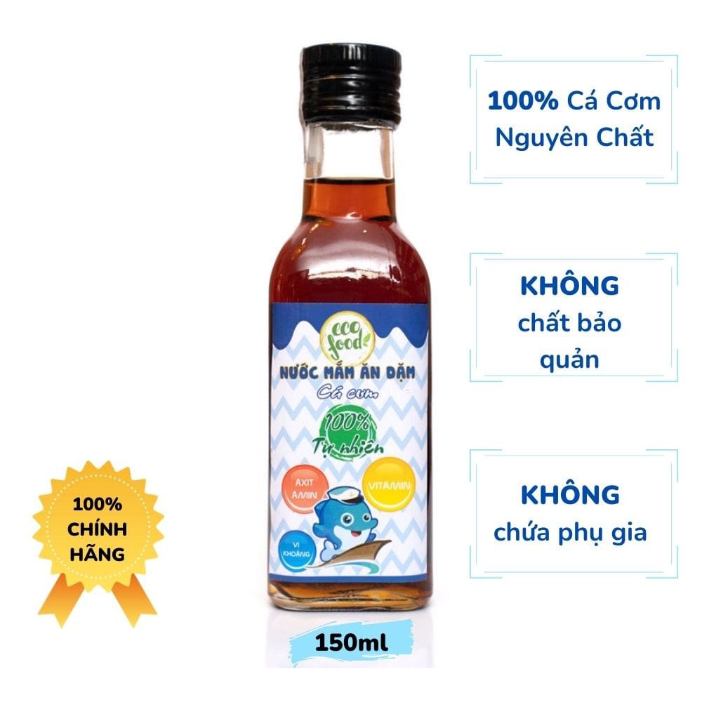 Nước mắm ăn dặm nguyên chất Ecofood 150ml hình 2