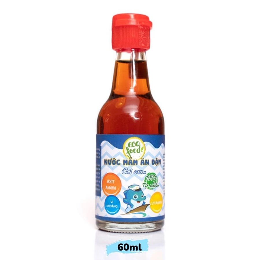 Nước mắm ăn dặm nguyên chất Ecofood 60ml hình 1