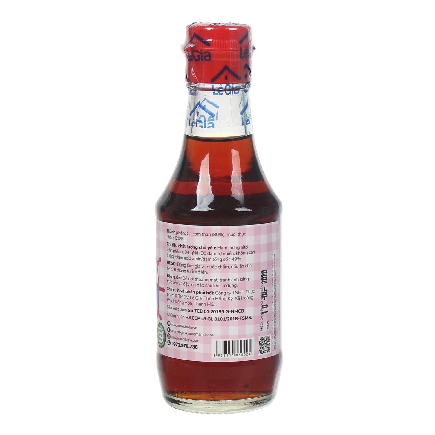 Nước mắm lê gia cho bé 200ml