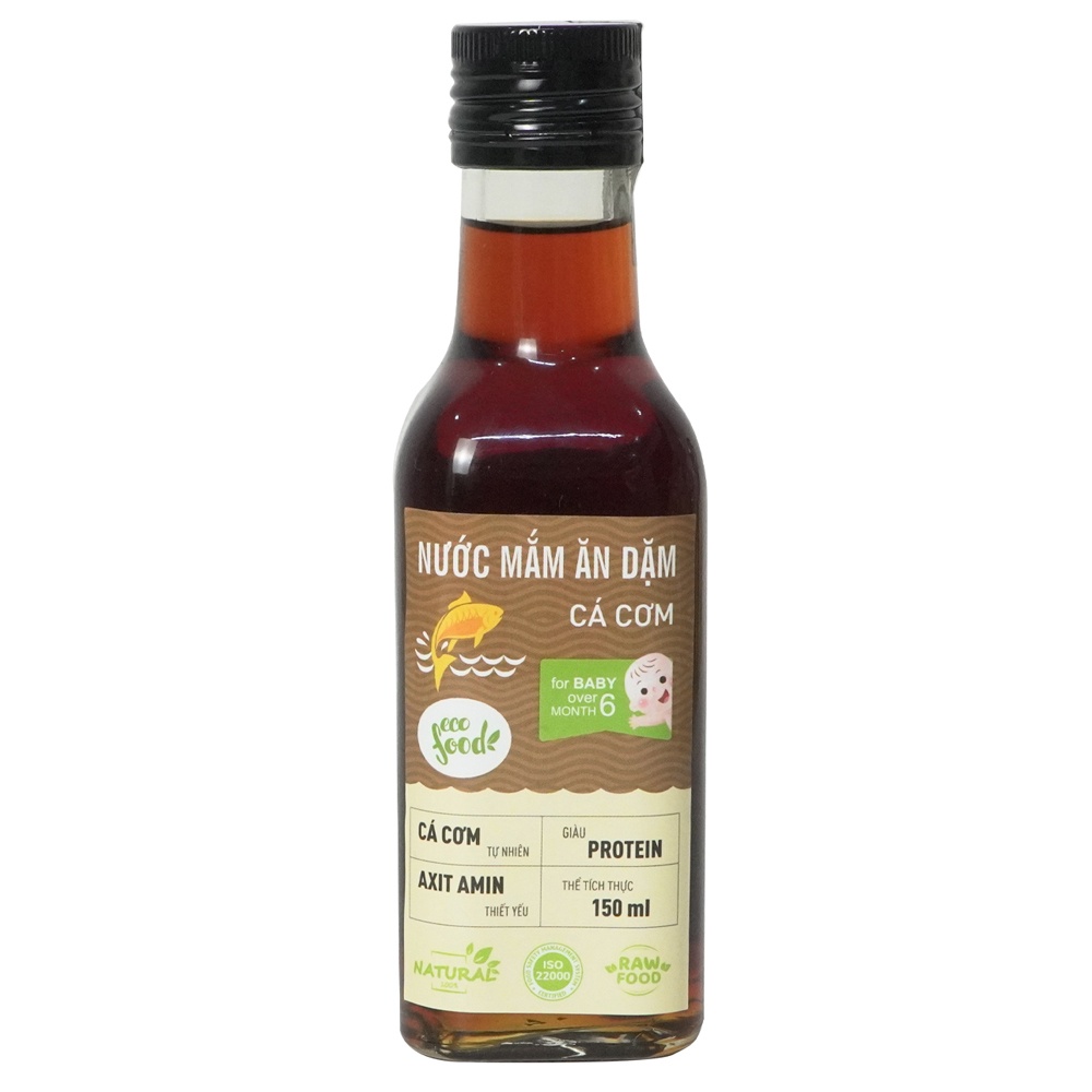 Nước mắm ăn dặm nguyên chất Ecofood 150ml hình 1