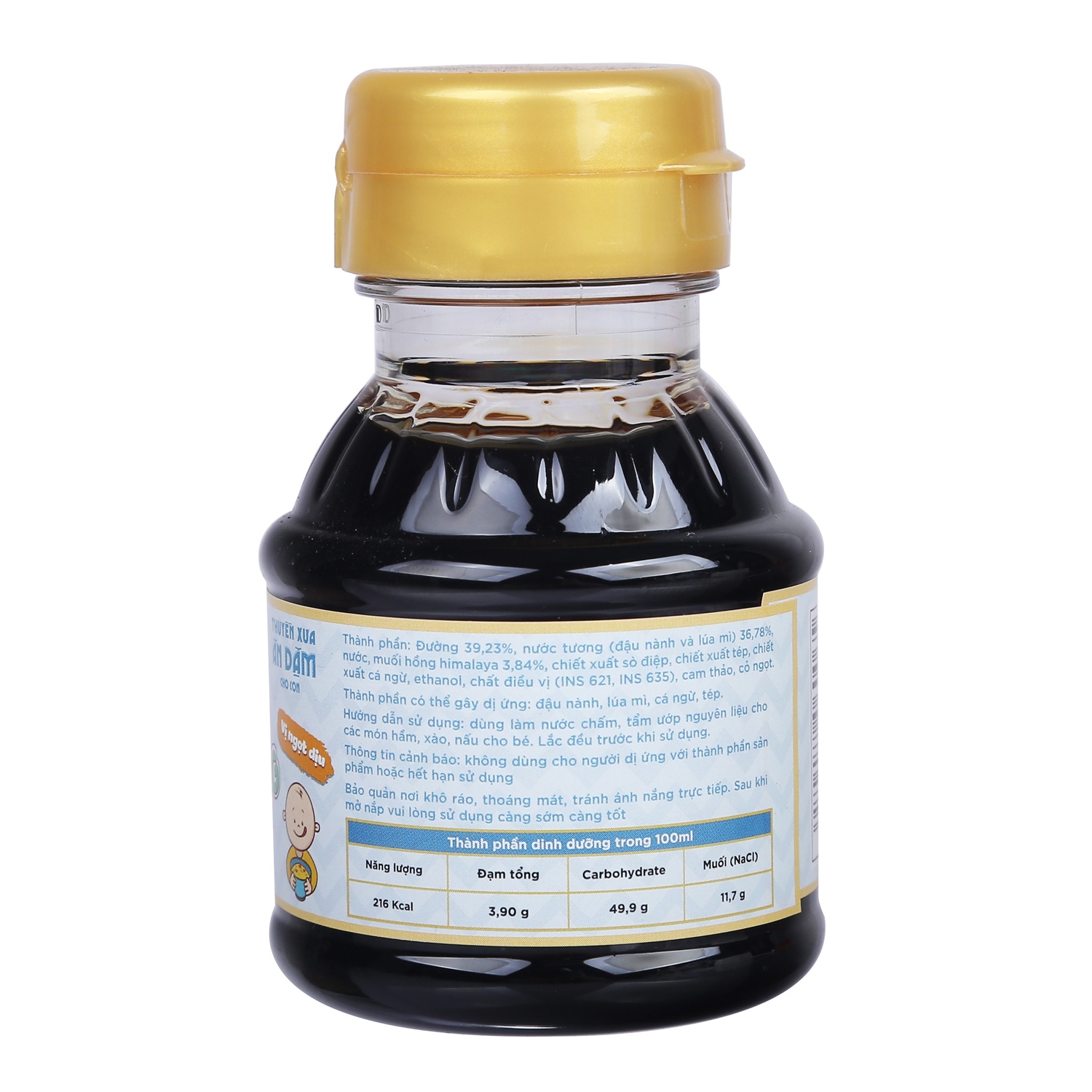 Nước tương ăn dặm cho bé Thuyền Xưa vị tare 100ml