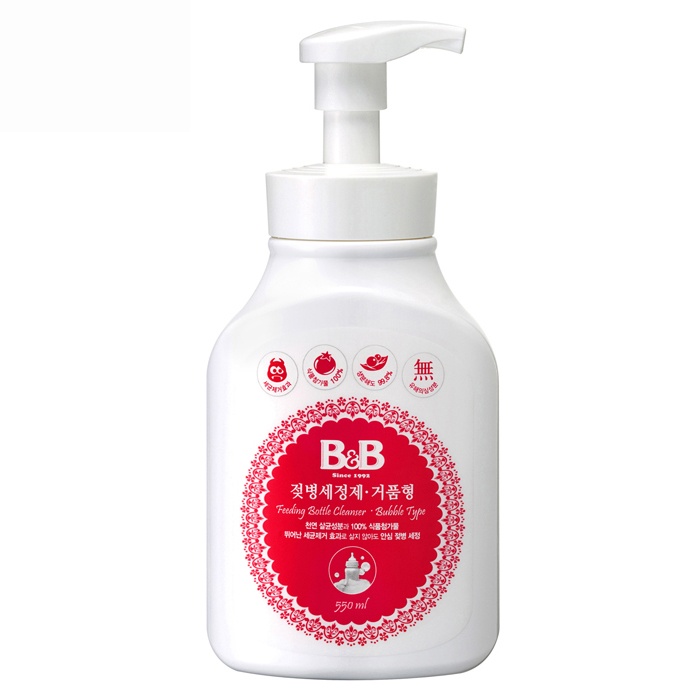 Nước rửa bình dạng bọt B&B 450ml hình 1