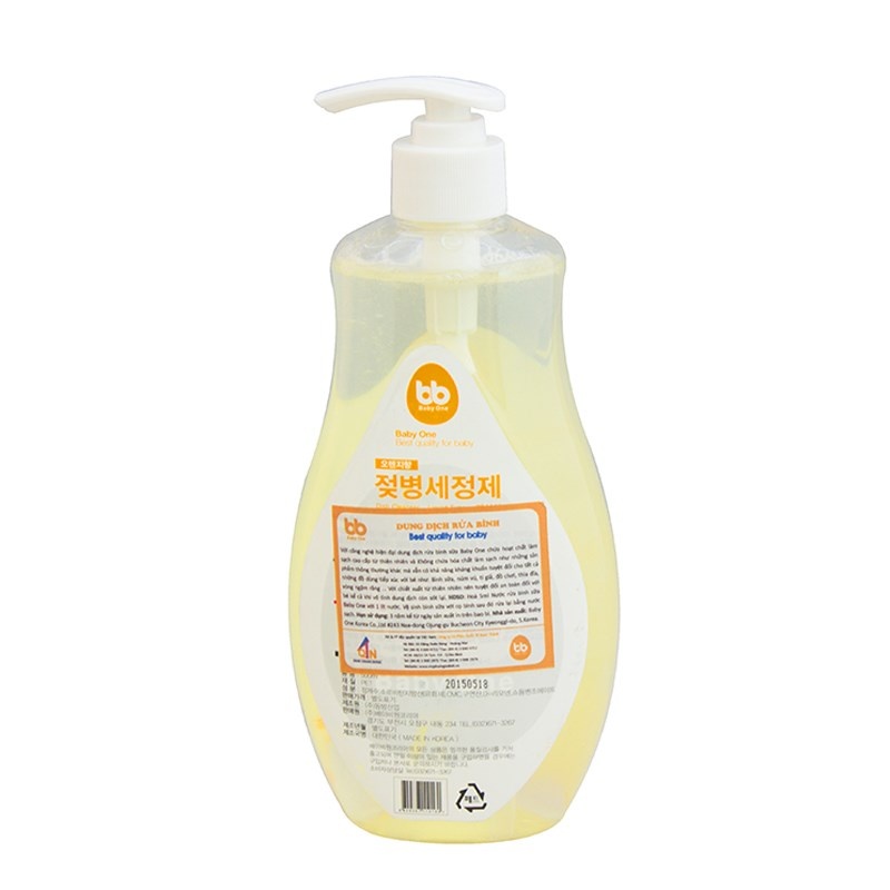 Nước rửa bình sữa Baby One 500ml hình 2