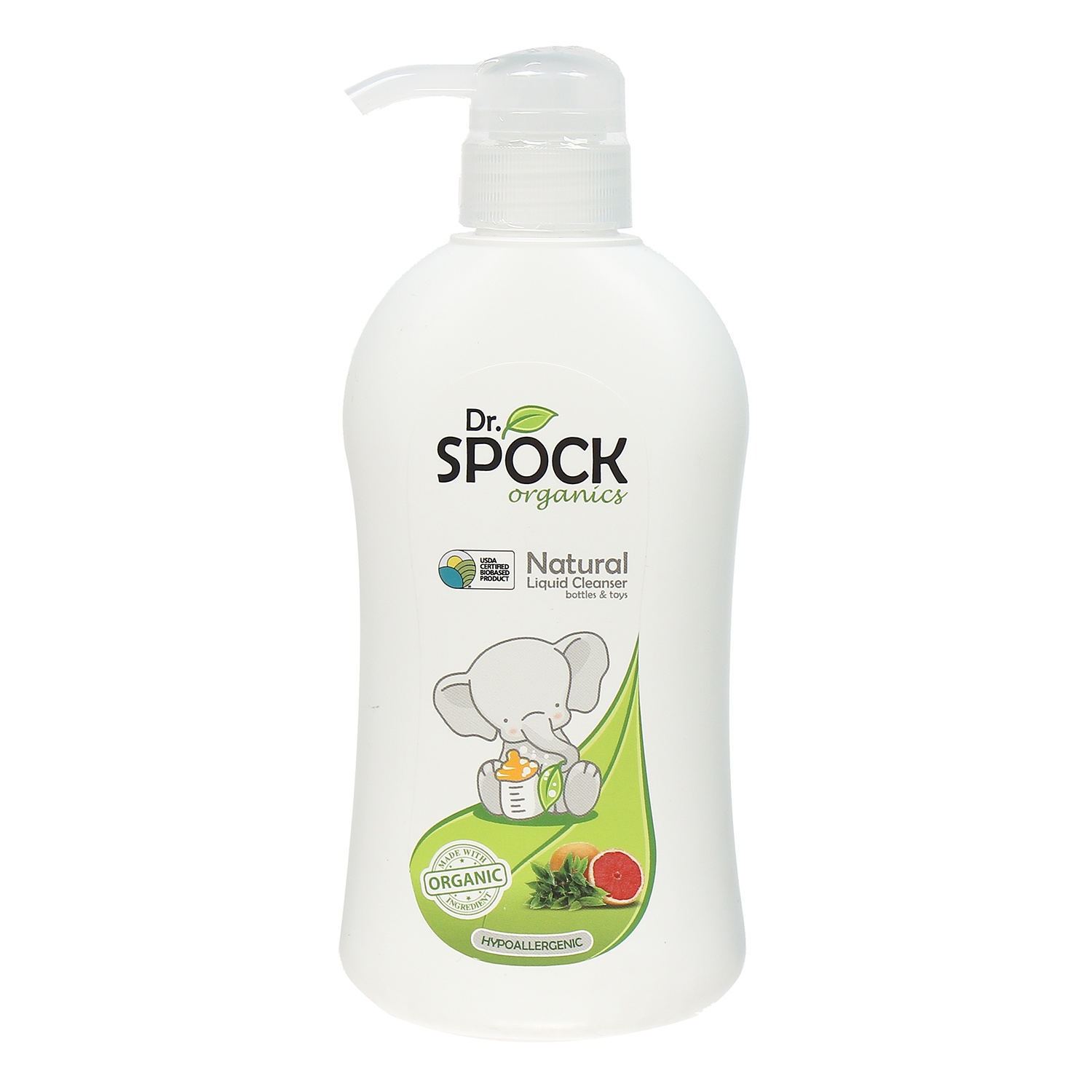 Nước rửa bình sữa Dr.Spock Organic 450ml hình 1