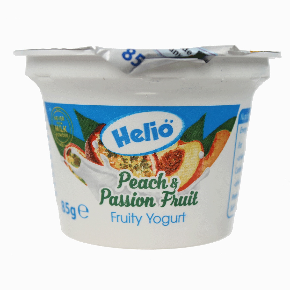 Sữa chua Helio vị đào chanh leo hũ 85g cho bé trên 6 tháng tuổi hình 2