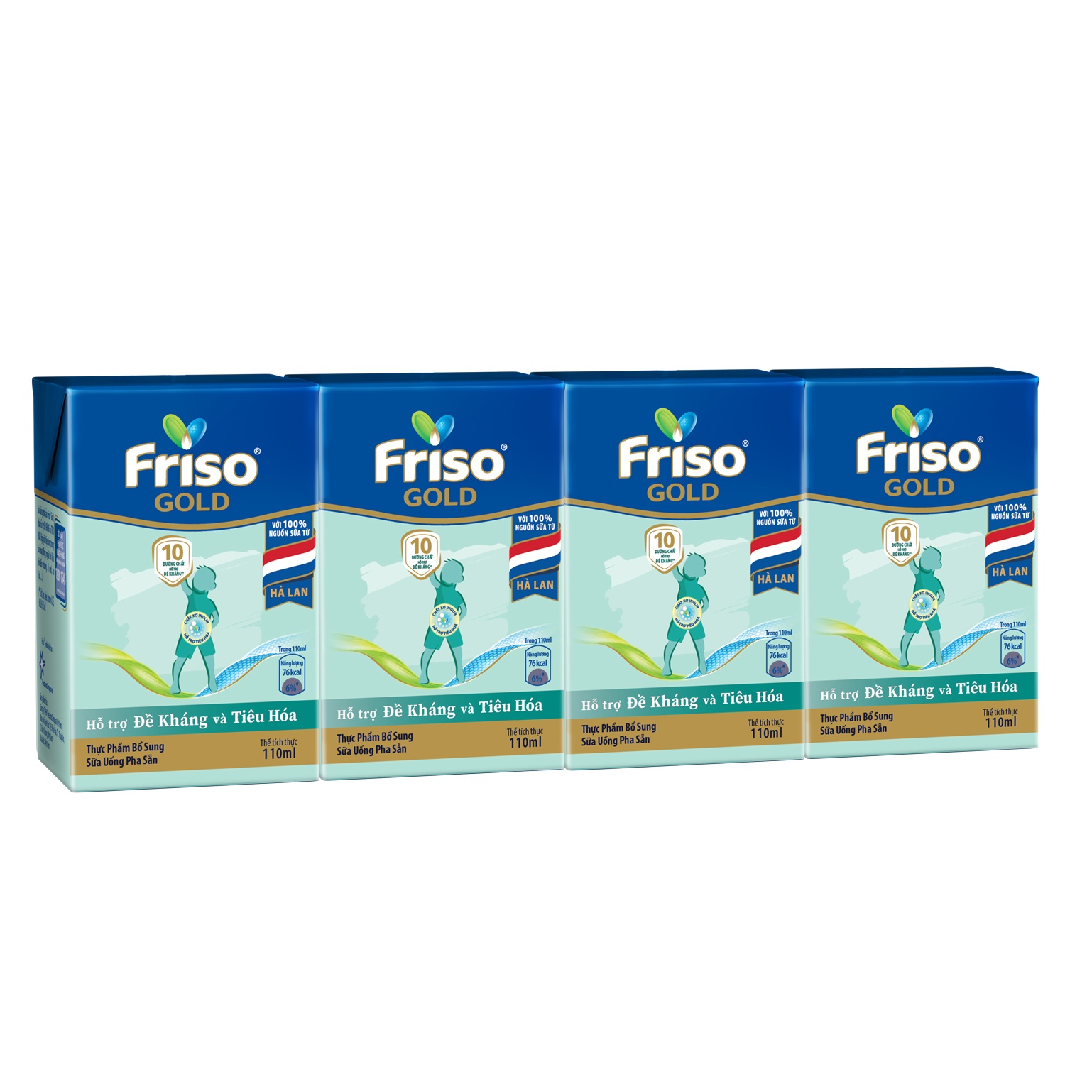 Sữa bột pha sẵn Friso Gold (4x100ml) cho bé từ 1 tuổi trở lên  hình 1