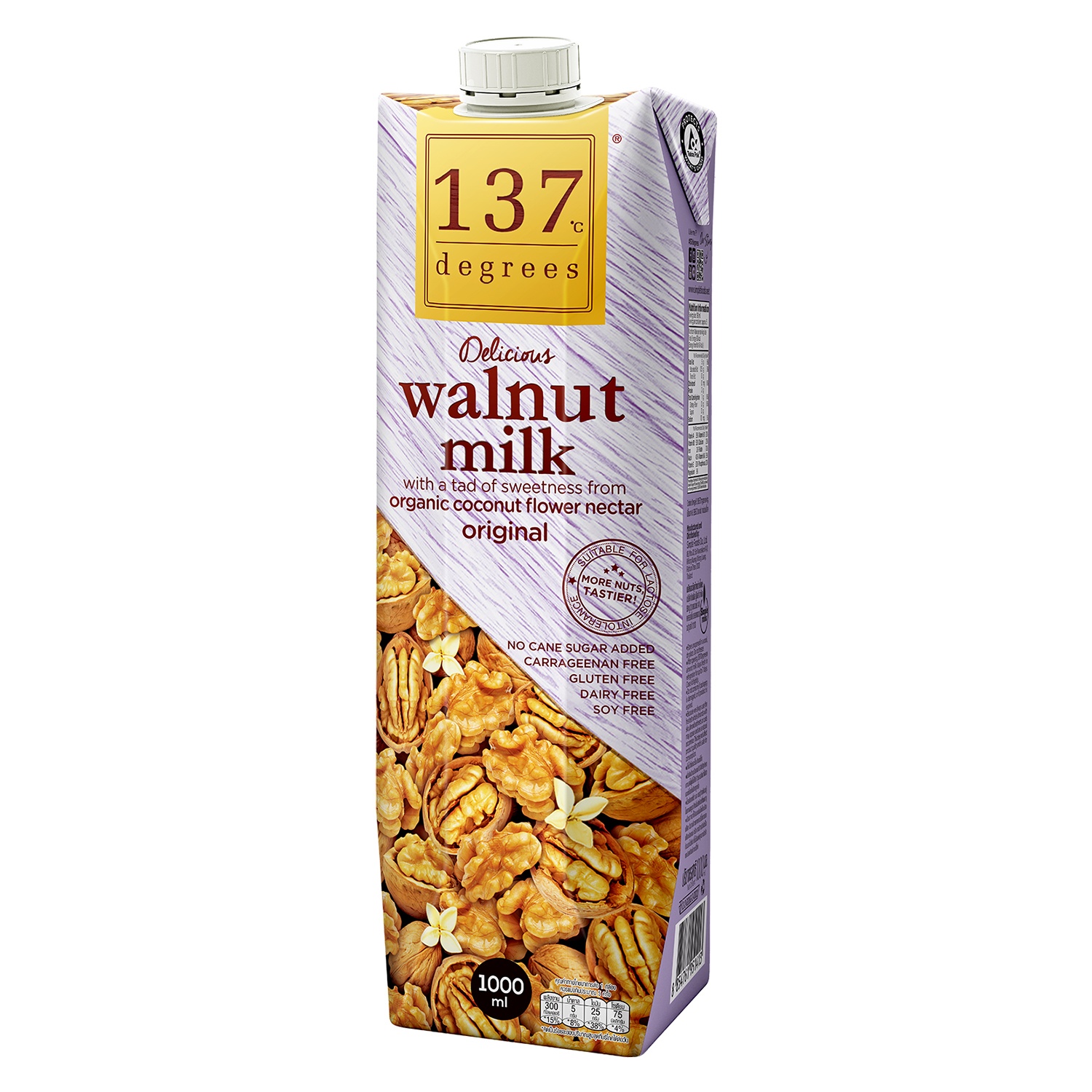 Sữa hạt óc chó nguyên chất 137 Degrees 1000ml hình 1