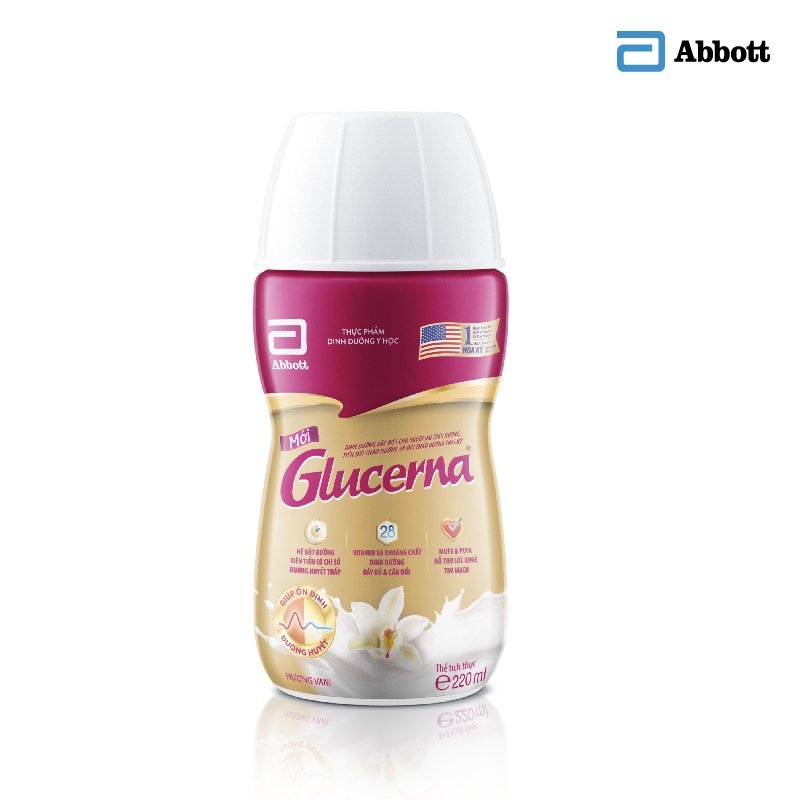 Sữa nước Glucerna hương vani 220ml hình 1