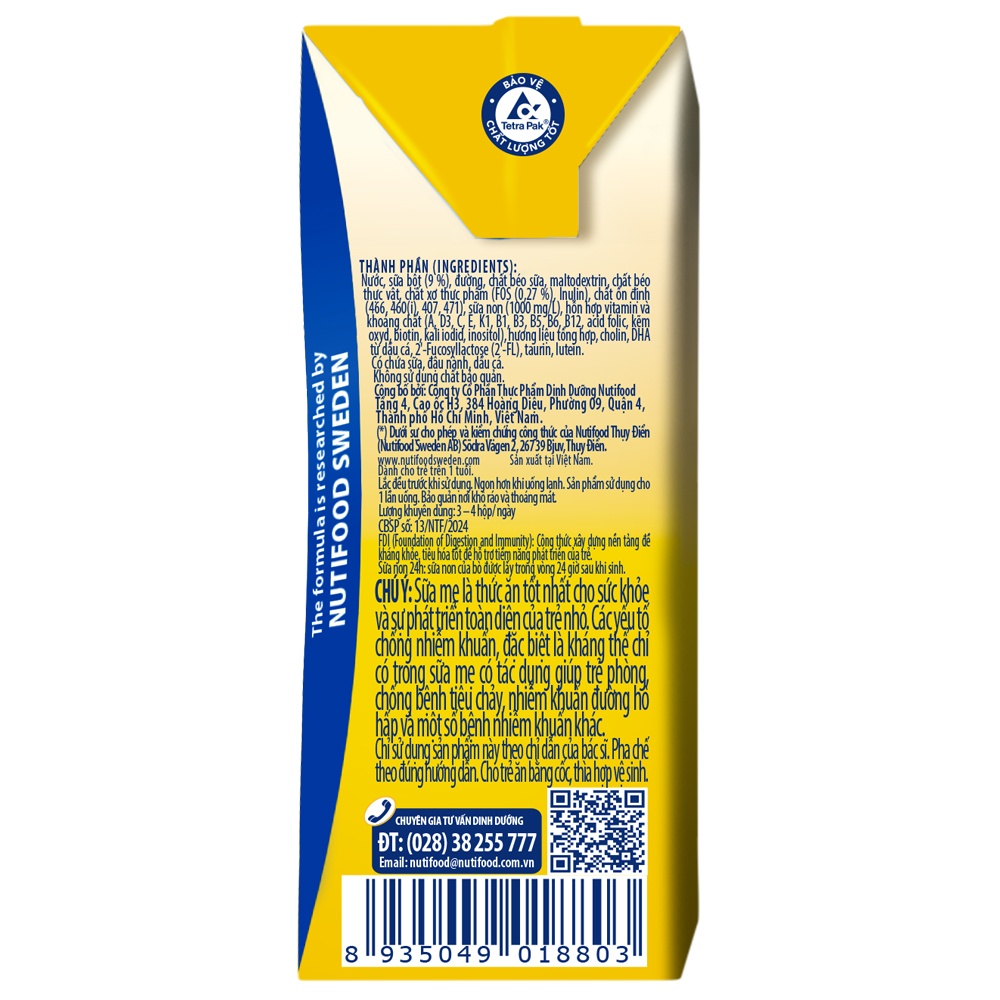 Đặc điểm nổi bật sữa pha sẳn Nutifood GrowPlus+ 110ml