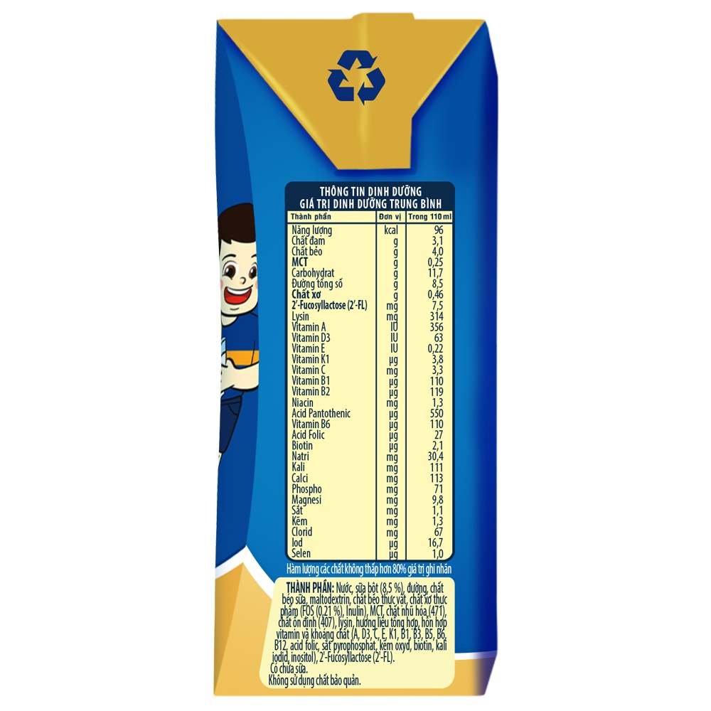 Sữa pha sẳn Nutifood GrowPlus+ Xanh 4*110ml hình 2