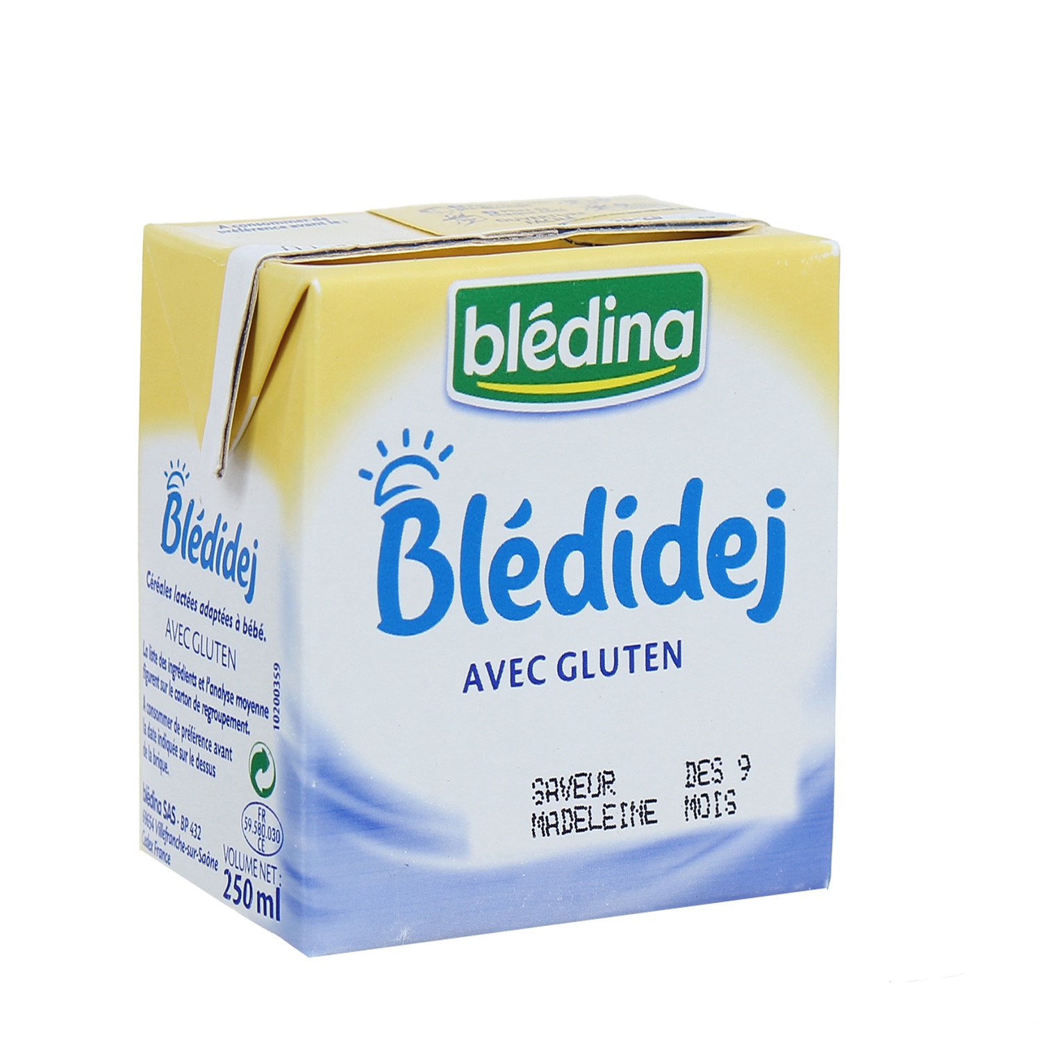 Sữa nước Bledina Madeleine vị bánh mỳ nướng 250ml hình 2