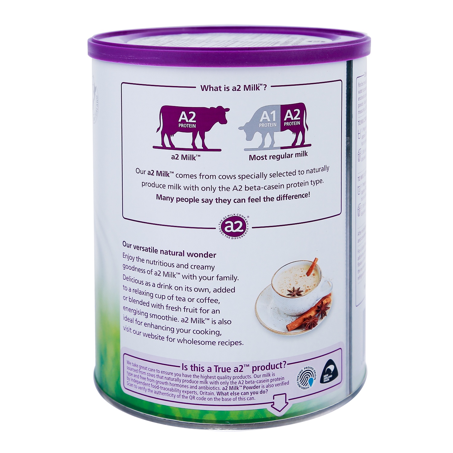 Sữa tươi nguyên kem A2 dạng bột (850g) cho người lớn và trẻ em trên 1 tuổi hình 4