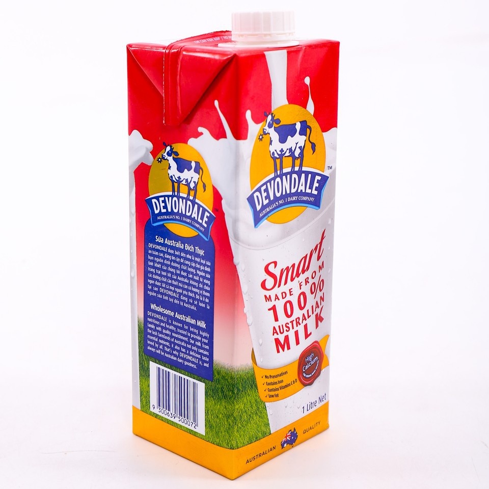 Sữa tươi Devondale Smart 1L hình 2