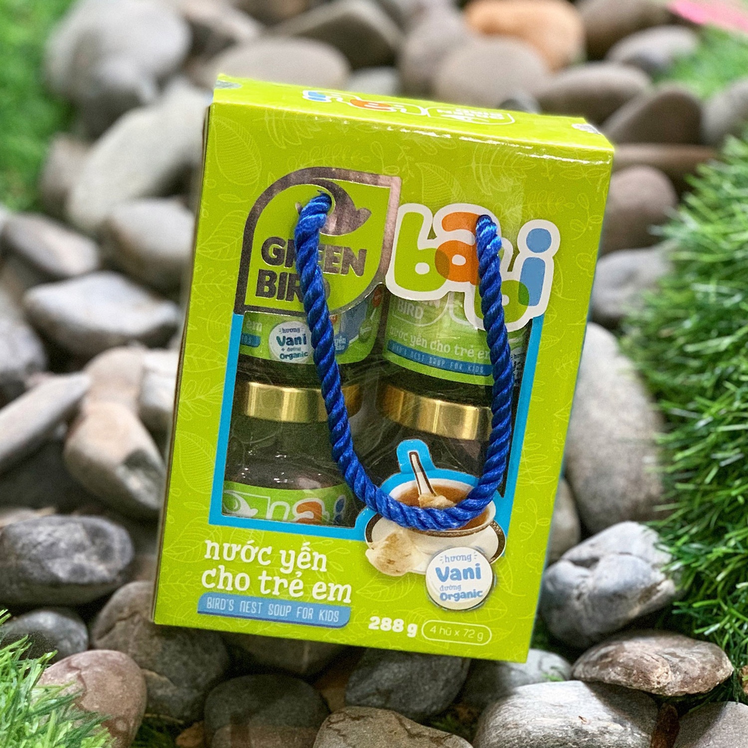 Nước yến sào hương vani GreenBird-Babi 4*72g hình 5