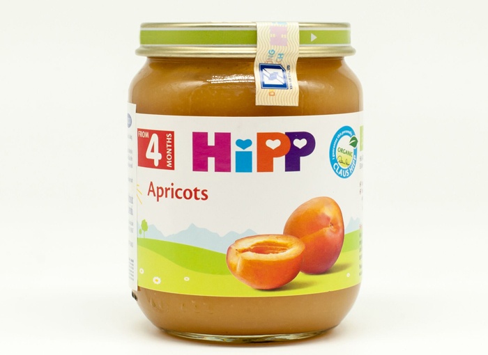 Dinh dưỡng đóng lọ HiPP vị mơ tây (125g) hình 1