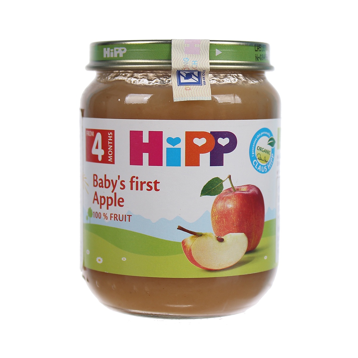 Dinh dưỡng đóng lọ HiPP táo ăn dặm khởi đầu 4233 (125g) hình 1