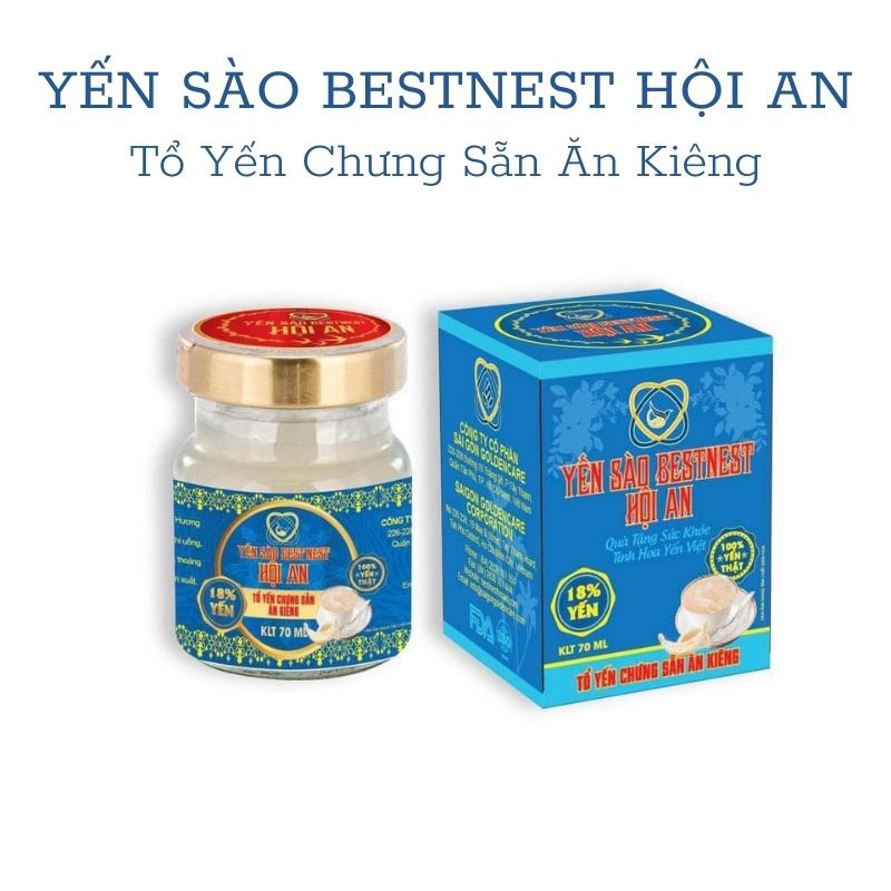 Tổ yến chưng sẵn Bestnest dành cho người ăn kiêng lọ 70ml hình 1