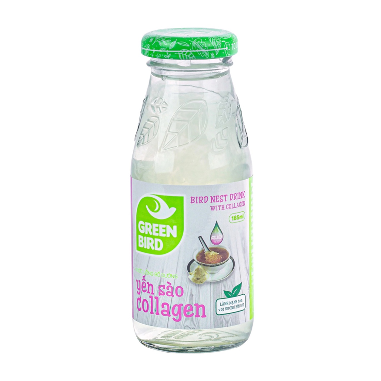 Yến sào bổ sung Collagen Green Bird (6x185ml) hình 3