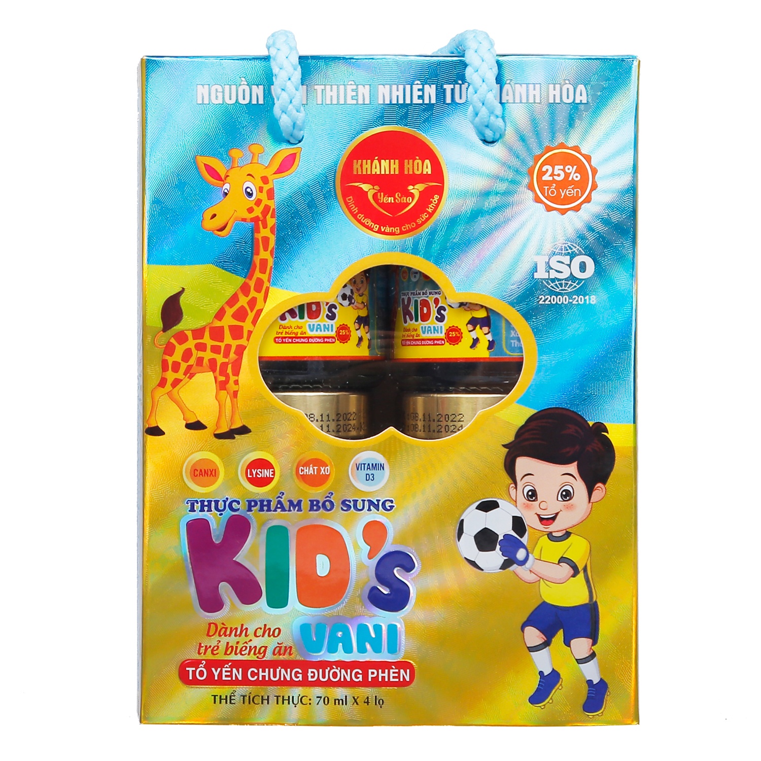 Yến sào Khánh Hòa KIDS vị vani cho bé hình 1