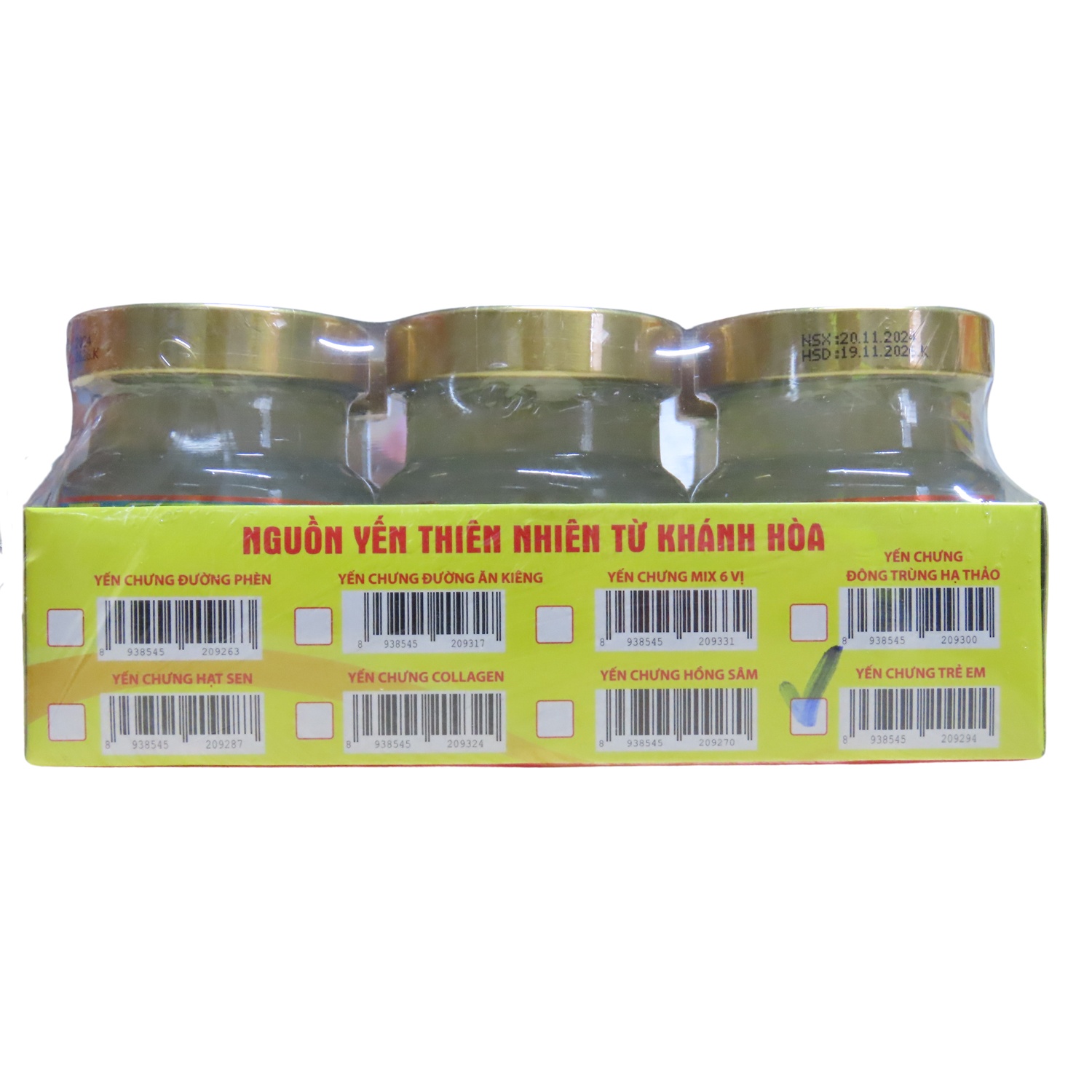 Yến sào Khánh Hòa Kids vị vani lốc 6x70ml hình 3