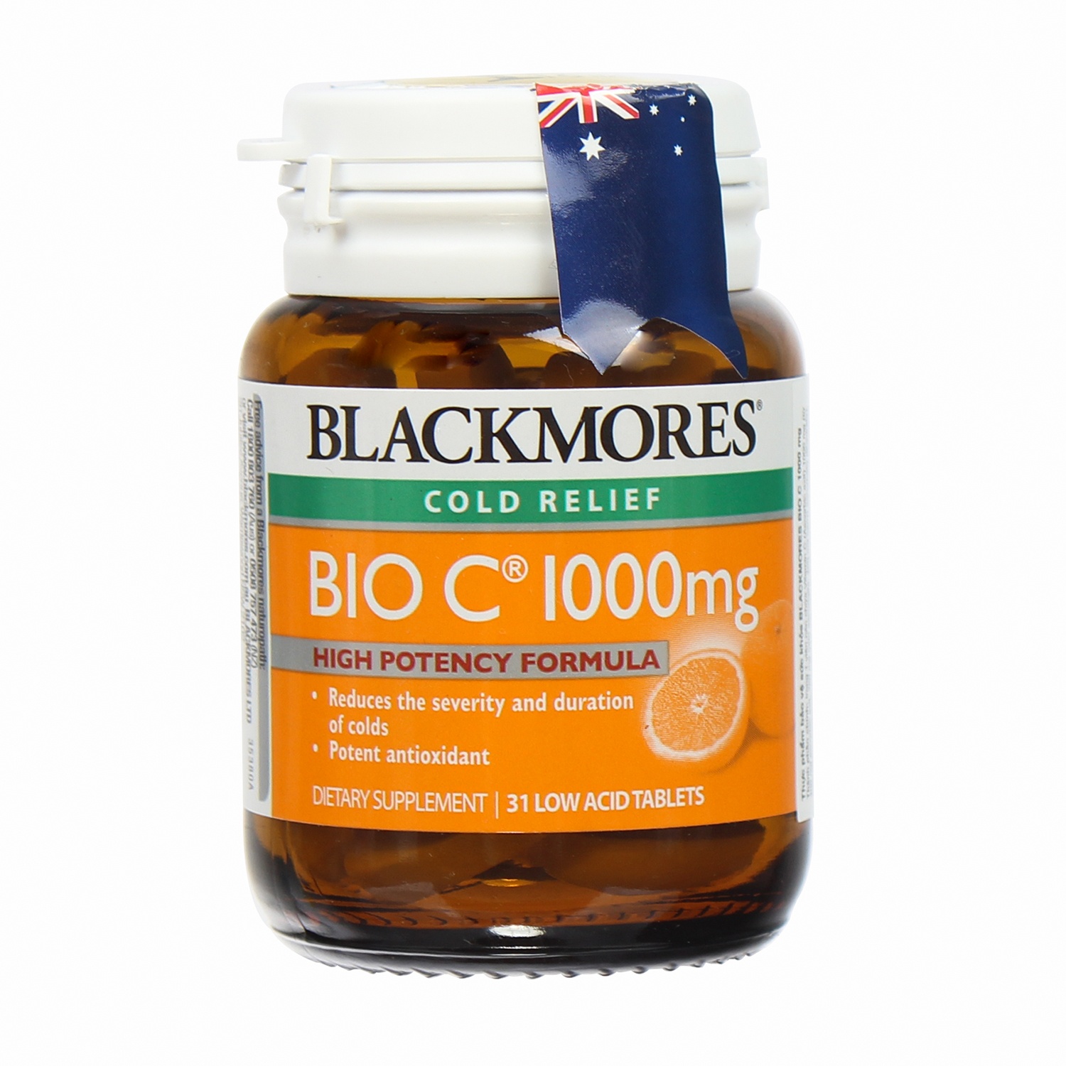 Viên Uống BLACKMORES Bổ Sung Vitamin C 31 Viên Bio C 1000mg hình 1