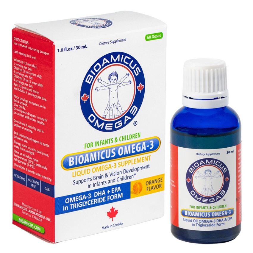 BioAmicus Omega-3 DHA+ EPA 30ml hình 1