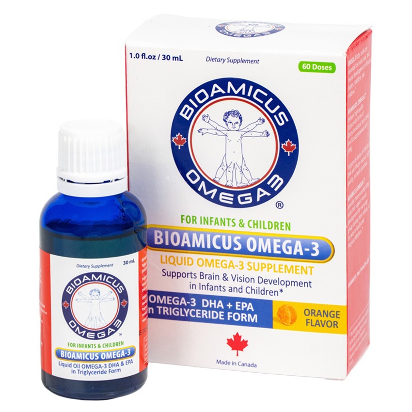 BioAmicus Omega-3 DHA+ EPA 30ml hình 3