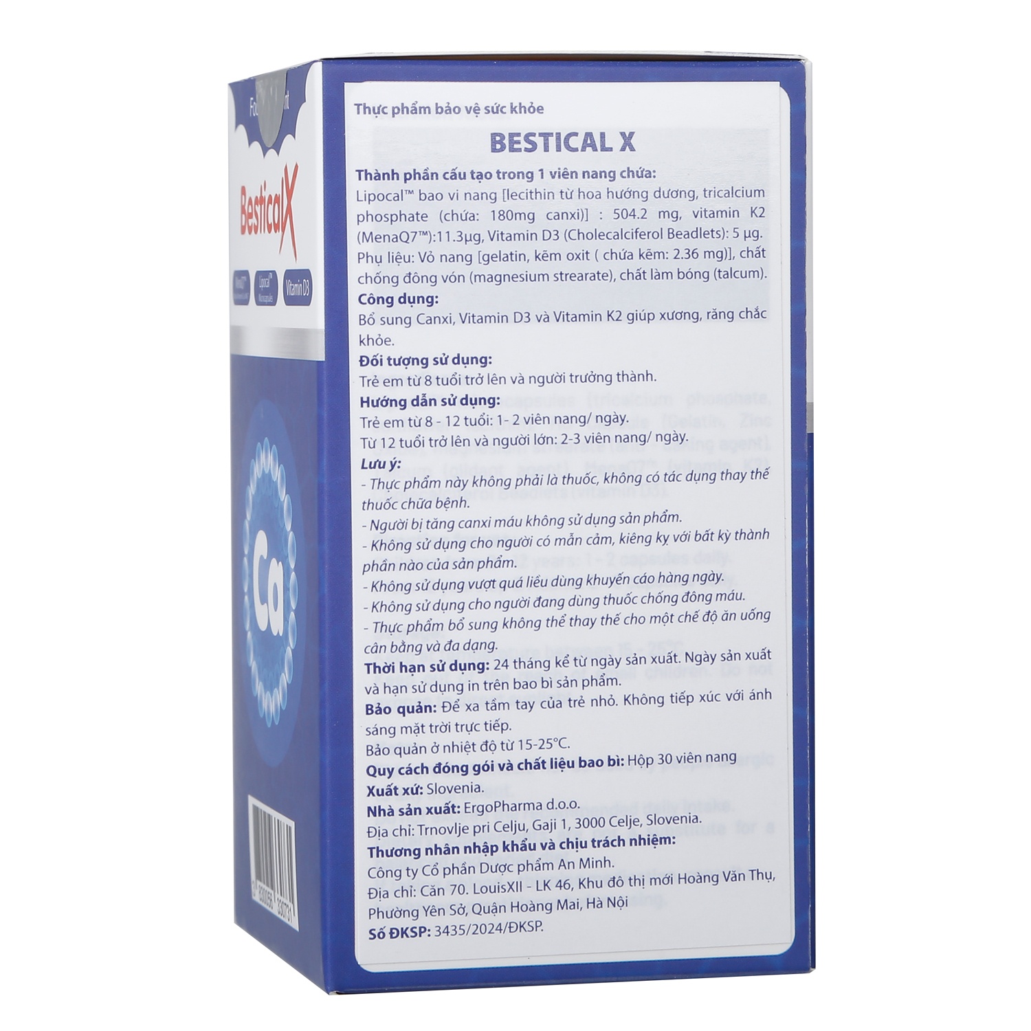 Thành phần canxi sinh học Bestical