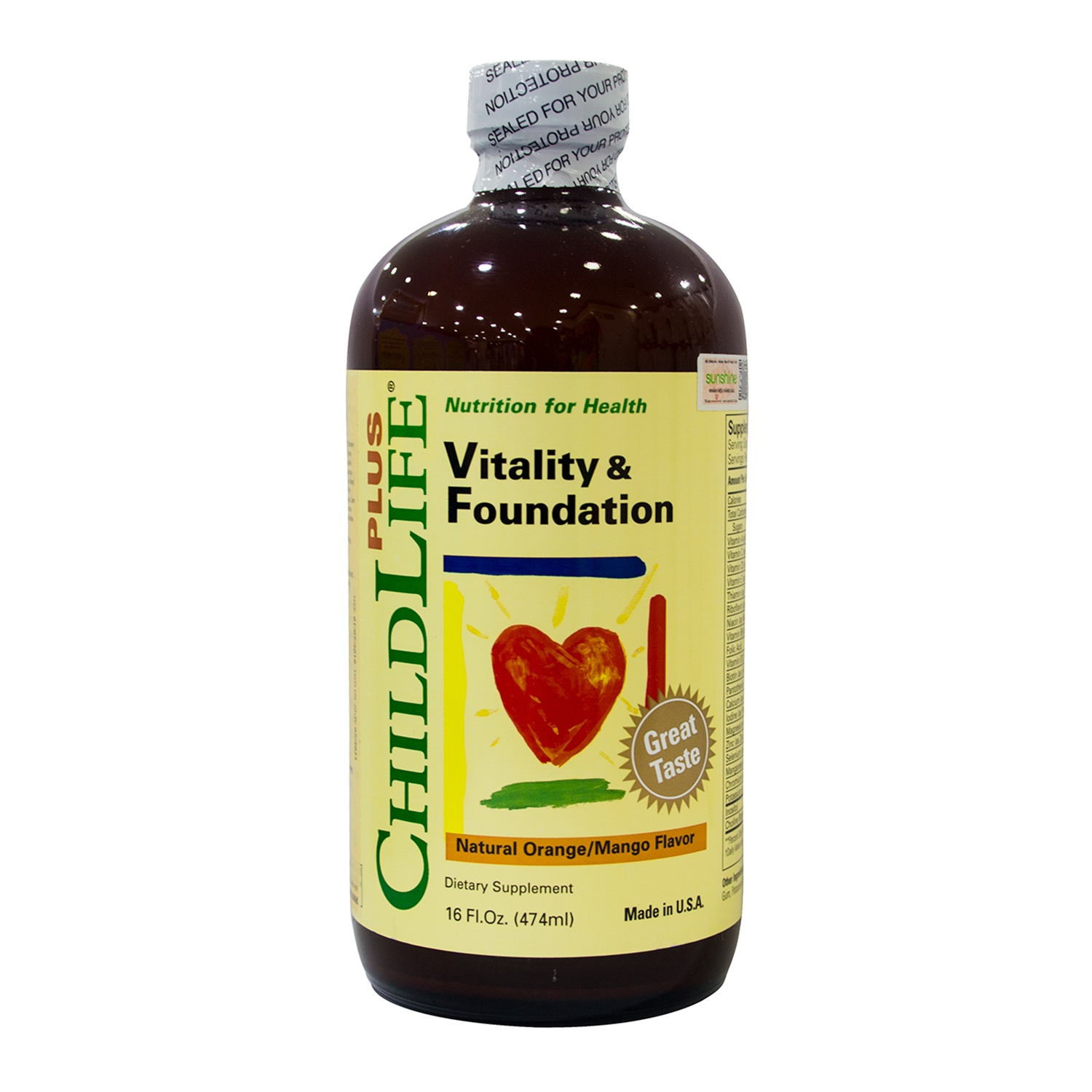 Dinh dưỡng Childlife bổ sung Vitamin & Khoáng chất (474ml) hình 1