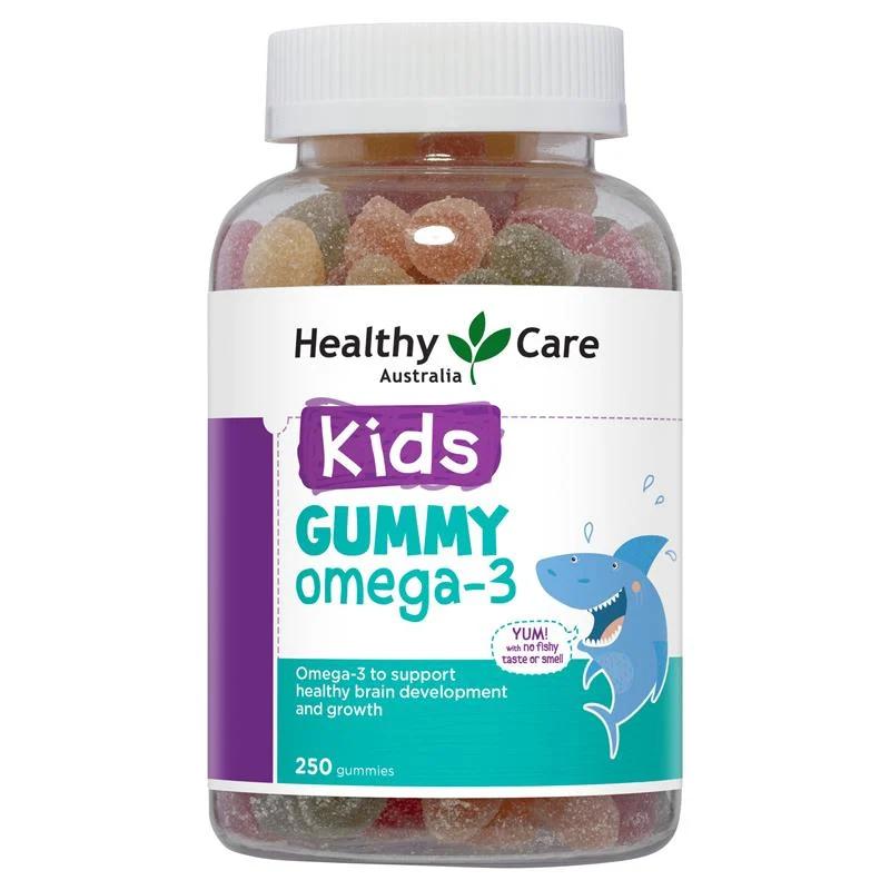 Kẹo dẻo Gummy Omega 3 Úc Healthy Care - 250 viên hình 1