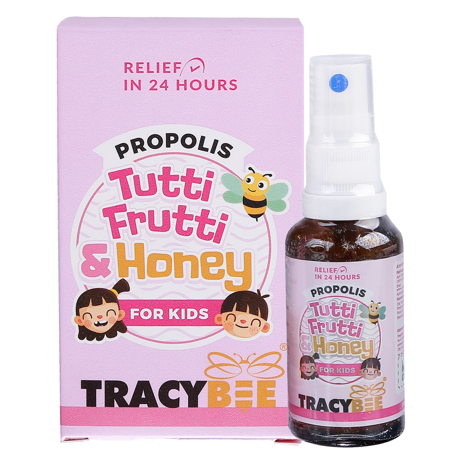 Keo ong Tracybee vị trái cây trị viêm họng 30ml hình 2