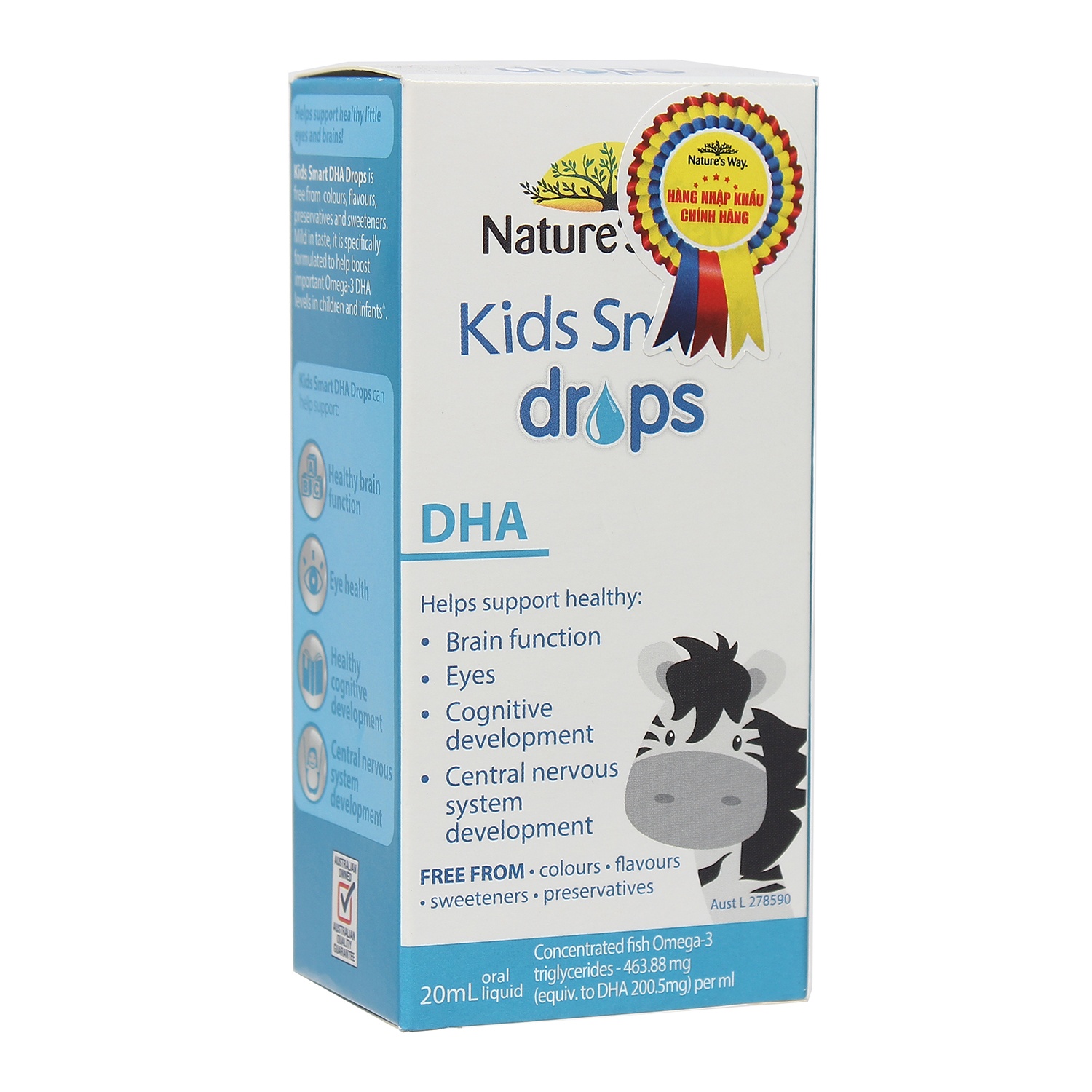 Nature's Way Kids smart drop DHA 20ml  hình 1