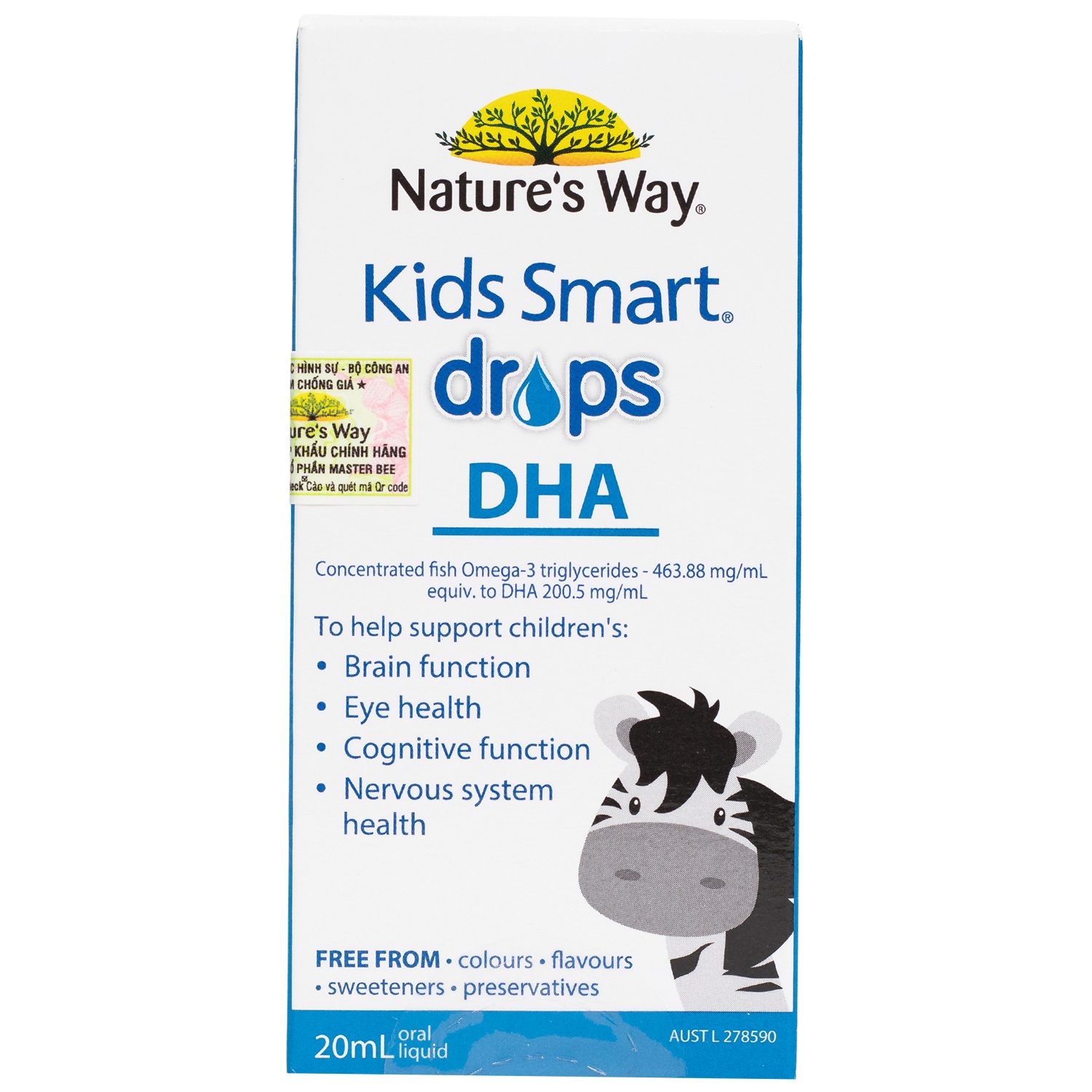 Nature's Way Kids smart drop DHA 20ml  hình 1