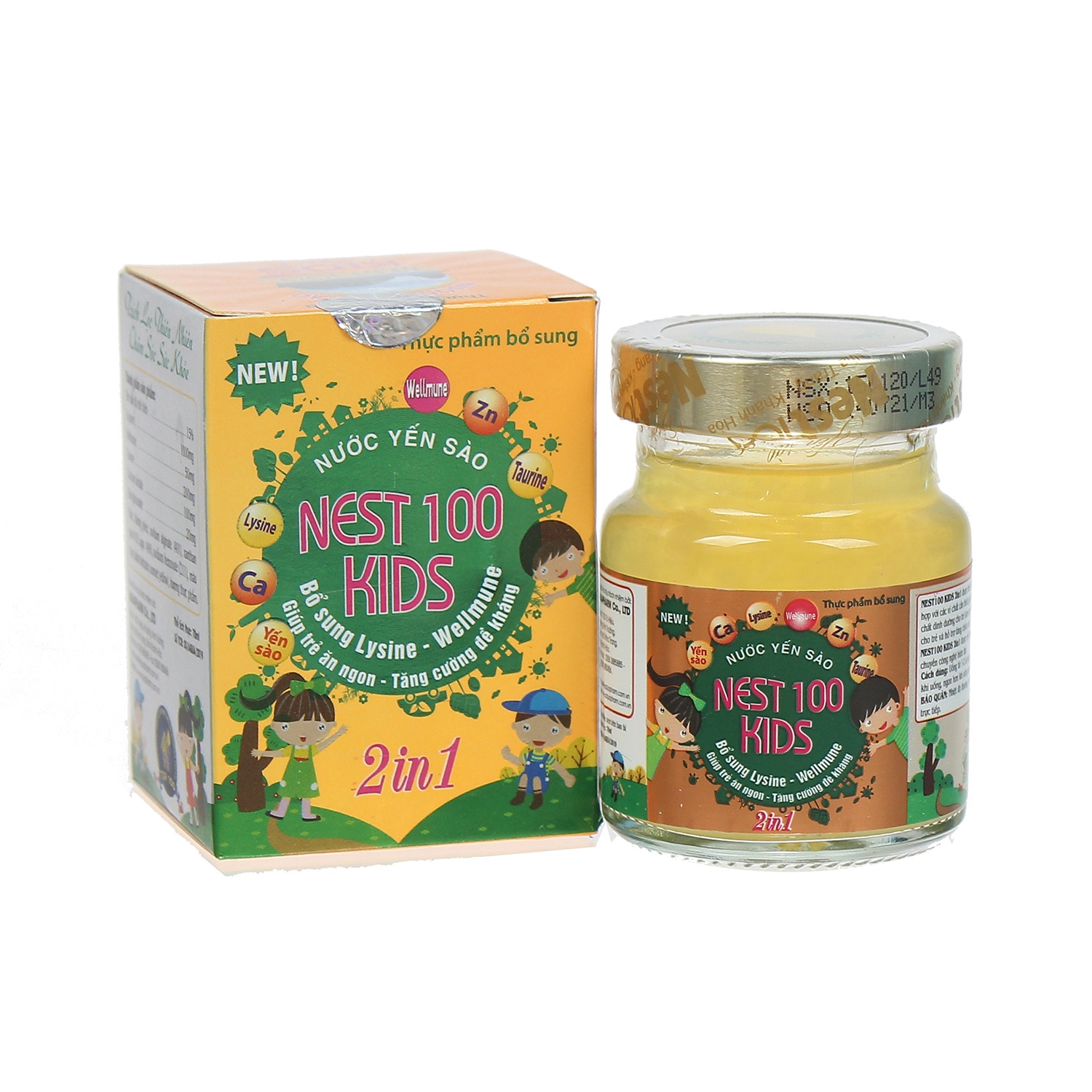 Nước yến sào Nest 100 Kids 2in1 70ml hình 1