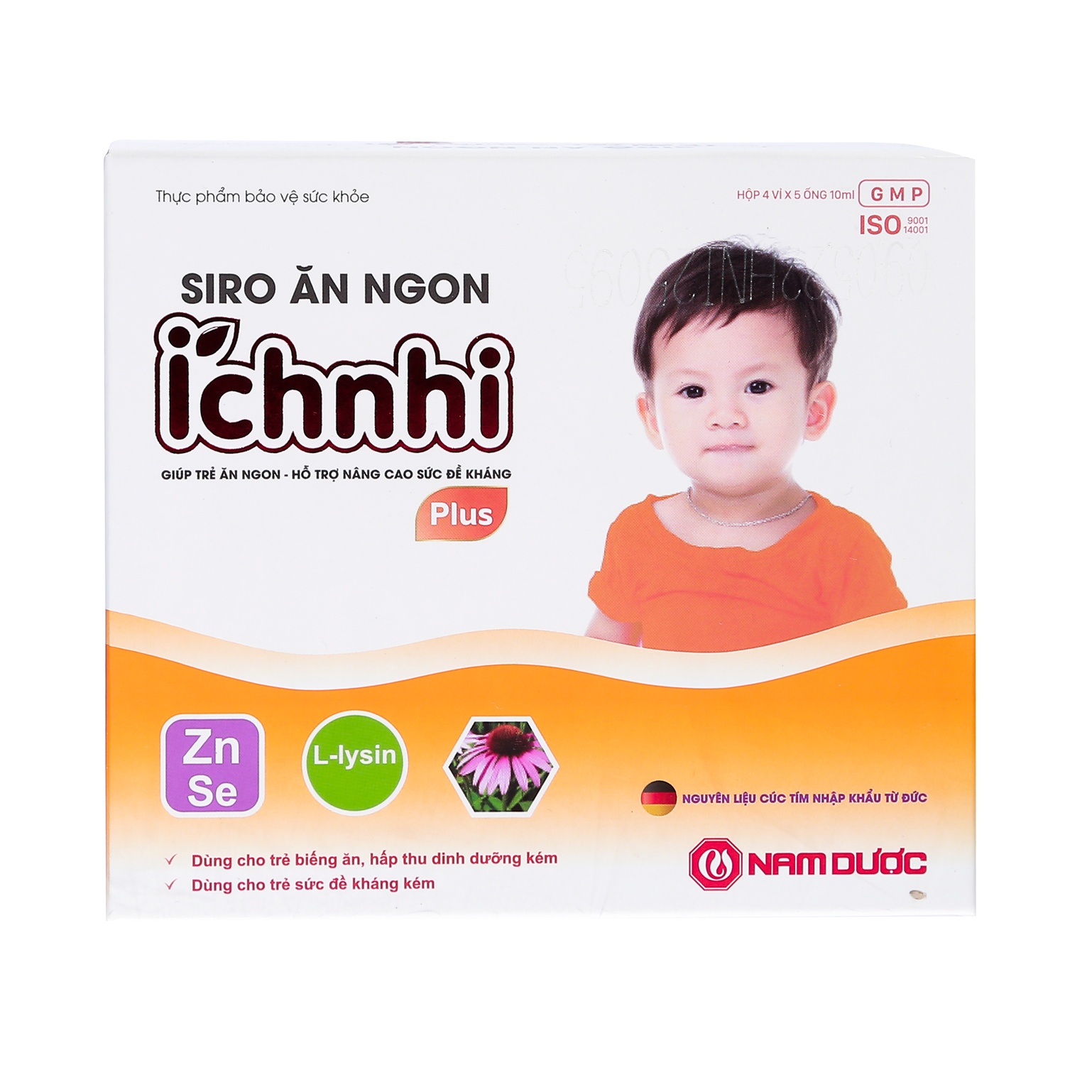 Siro ăn ngon Ích Nhi Plus 10ml (Dạng ống) hình 1