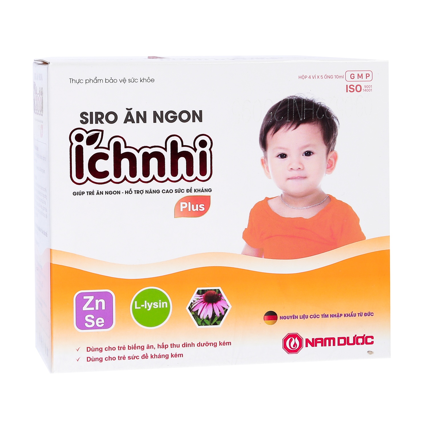 Siro ăn ngon Ích Nhi Plus 10ml (Dạng ống) hình 3